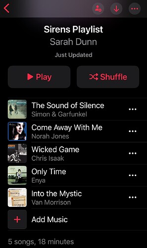 SirensPlaylist